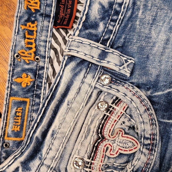 Rock Revival Eilish Mid Rise Ankle Skinny Jeans - Picture 9 of 12